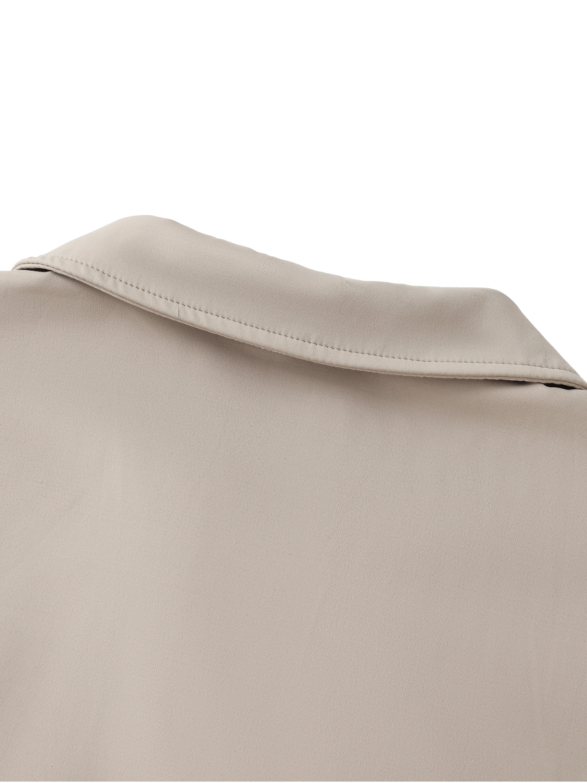Dove + Deer Logo V-Neck Lapel Crop Top