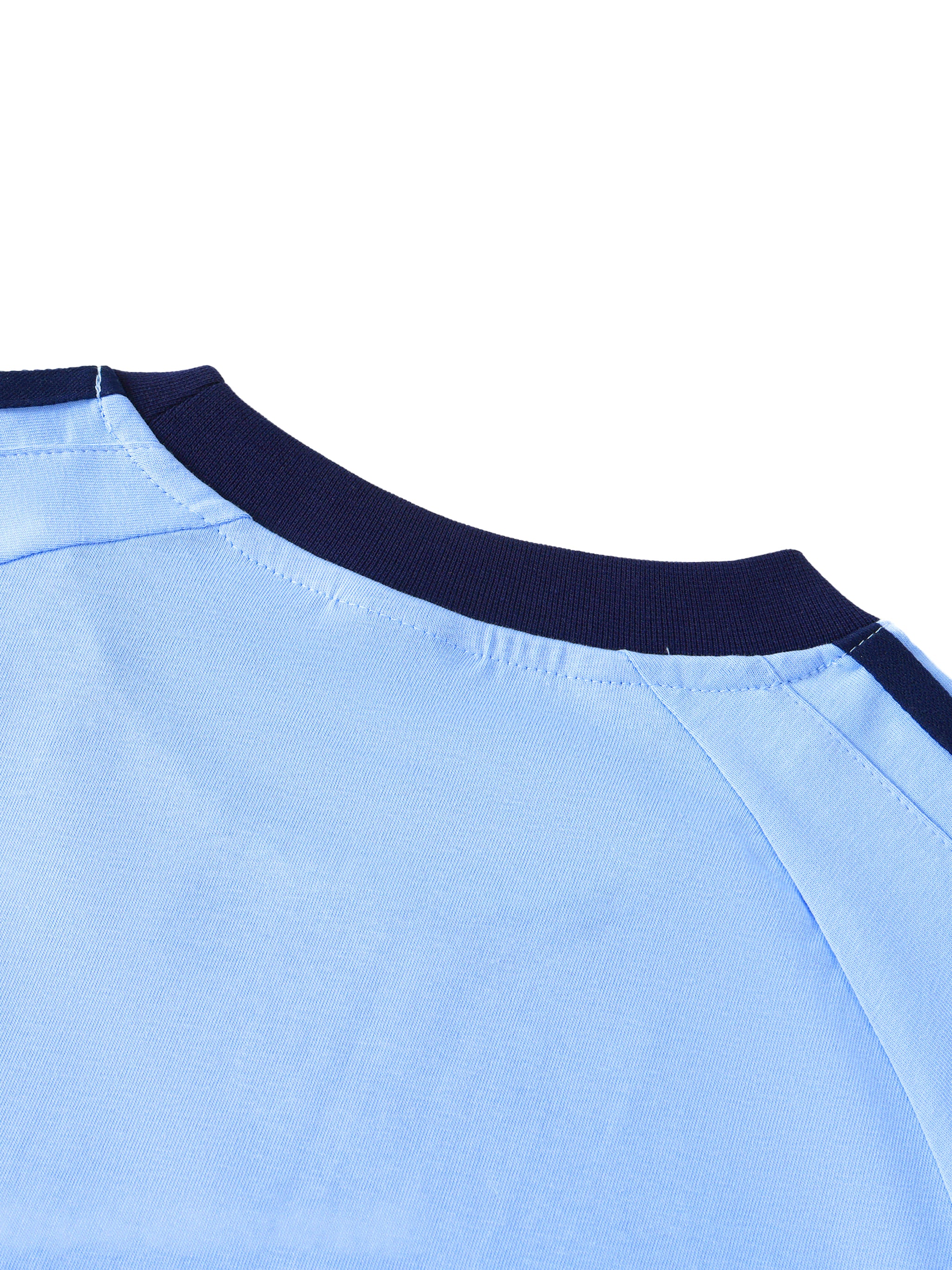Bumbles Logo Contrast Tape Crewneck Cotton T-Shirt