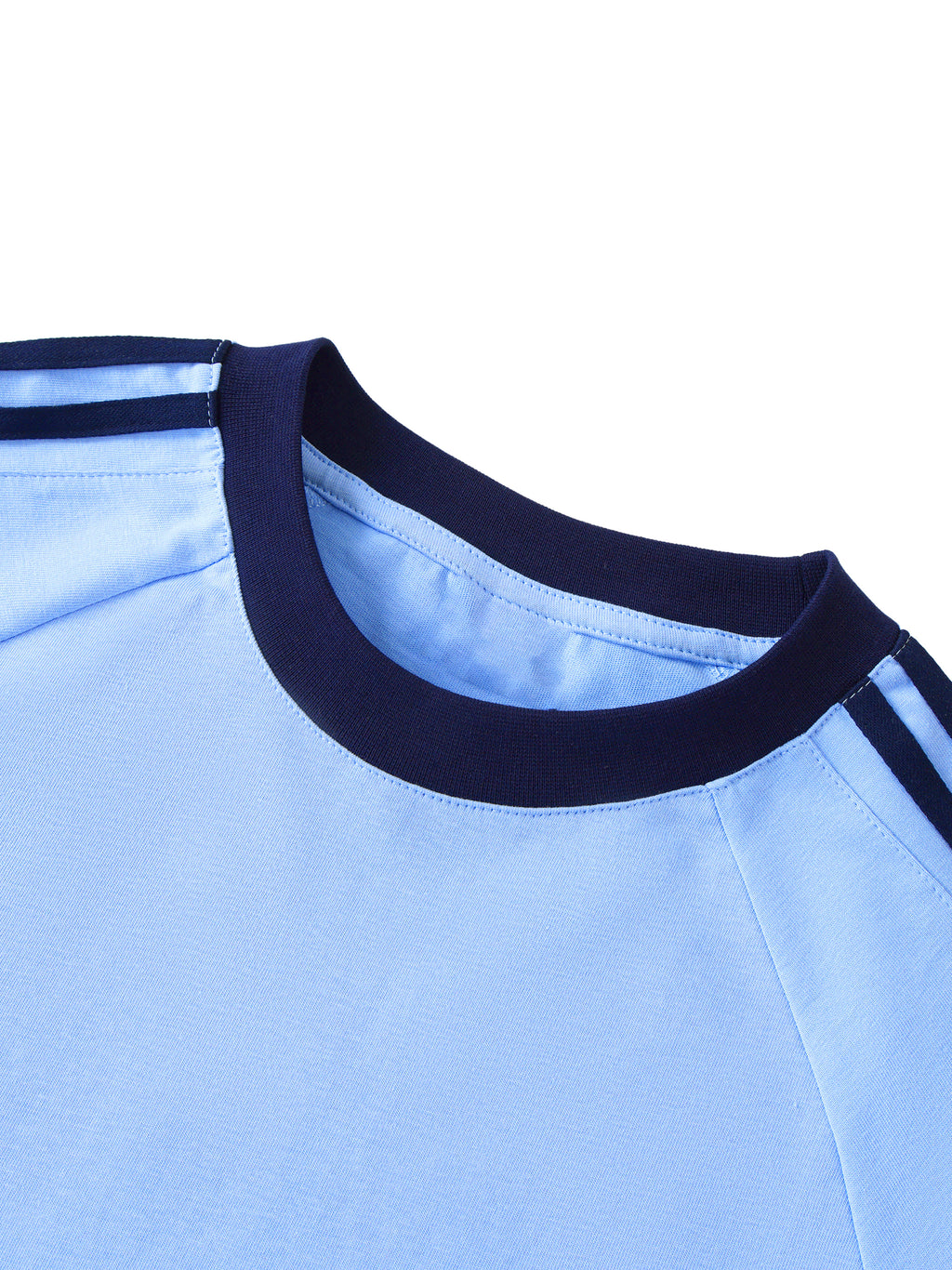 Bumbles Logo Contrast Tape Crewneck Cotton T-Shirt