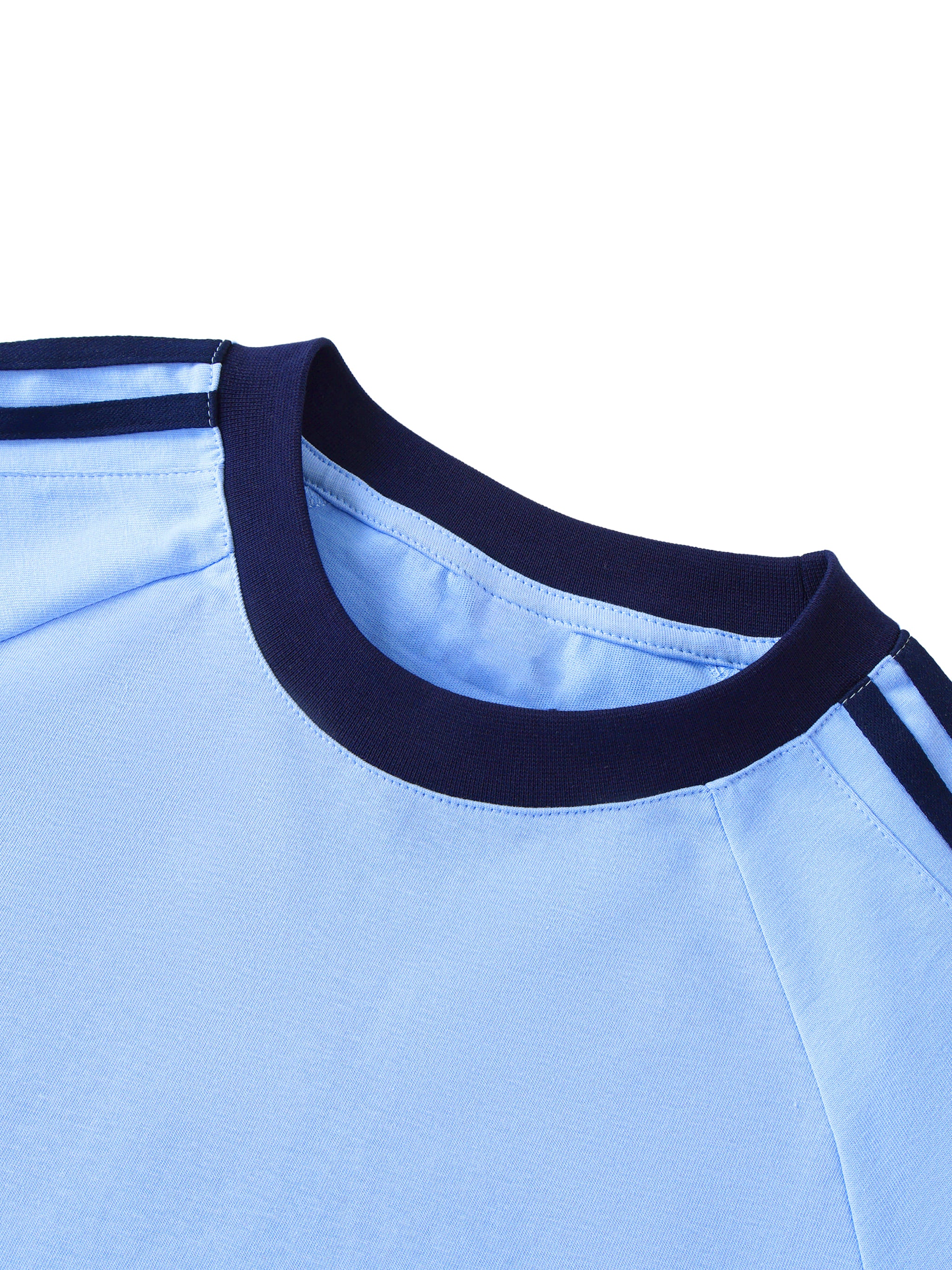 Bumbles Logo Contrast Tape Crewneck Cotton T-Shirt