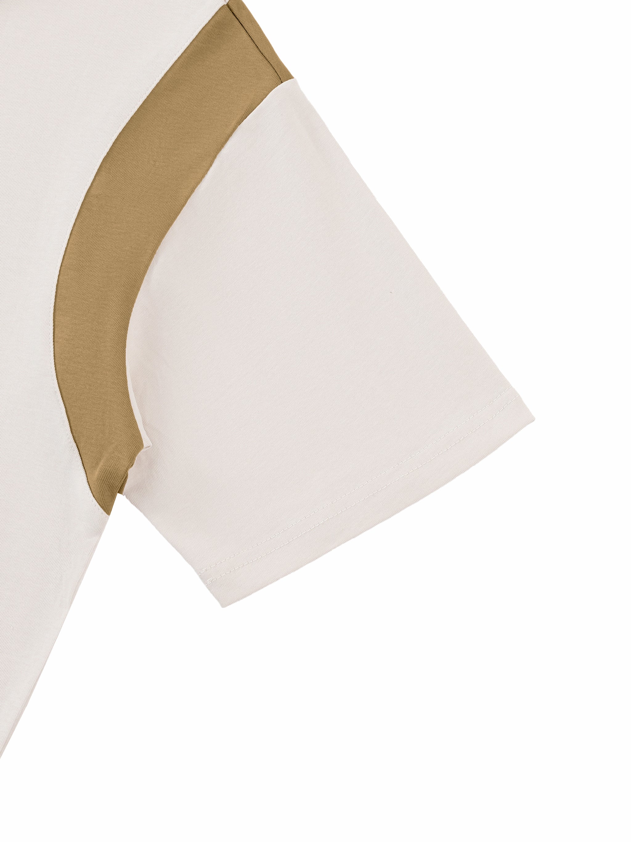 Tulip Crown/ City Hall Contrast Panel Cotton Polo Shirt