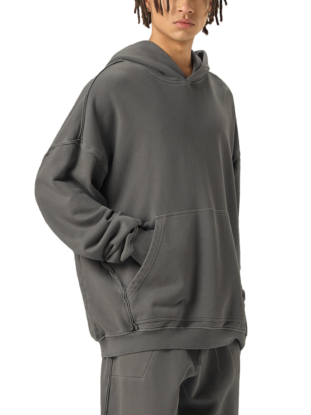 Bumbles Bee Heavy Weight Raw-Seam Enzyme Washed Hoodie