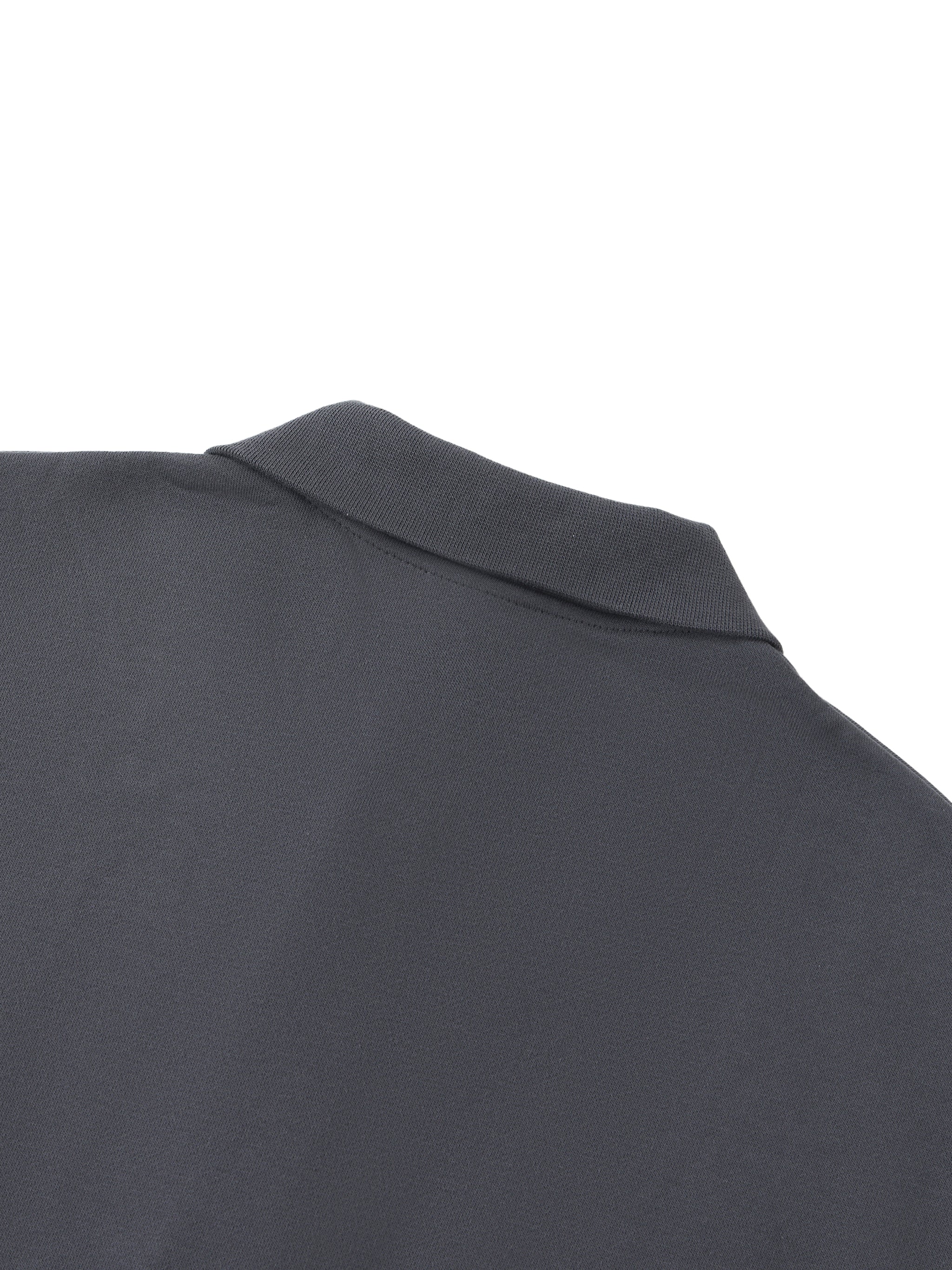 Geometric Beetle Heavyweight Fleece Polo Sweatshirt