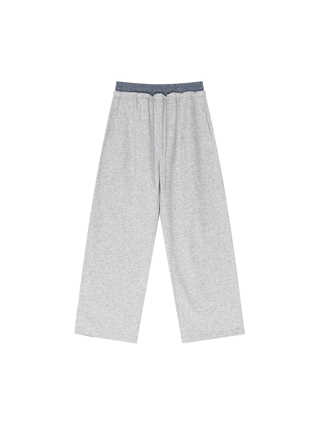 Espressotini Plaid Contrast Waist Pants