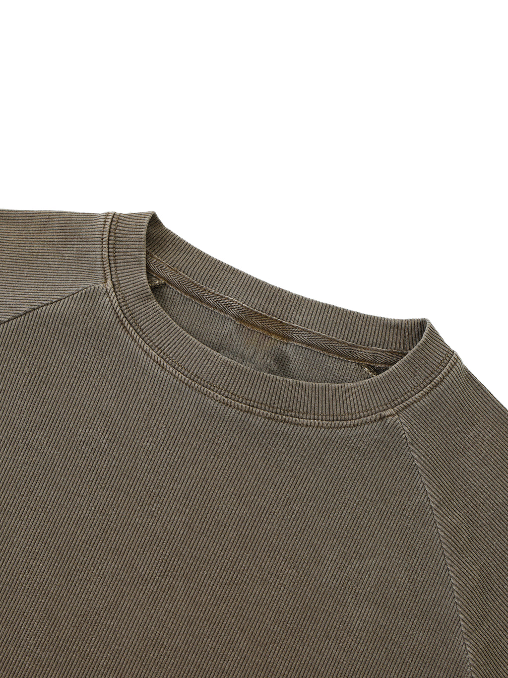 Dove + Deer Fall Logo Dyed Washed Raglan Long Sleeve Slim T-Shirt