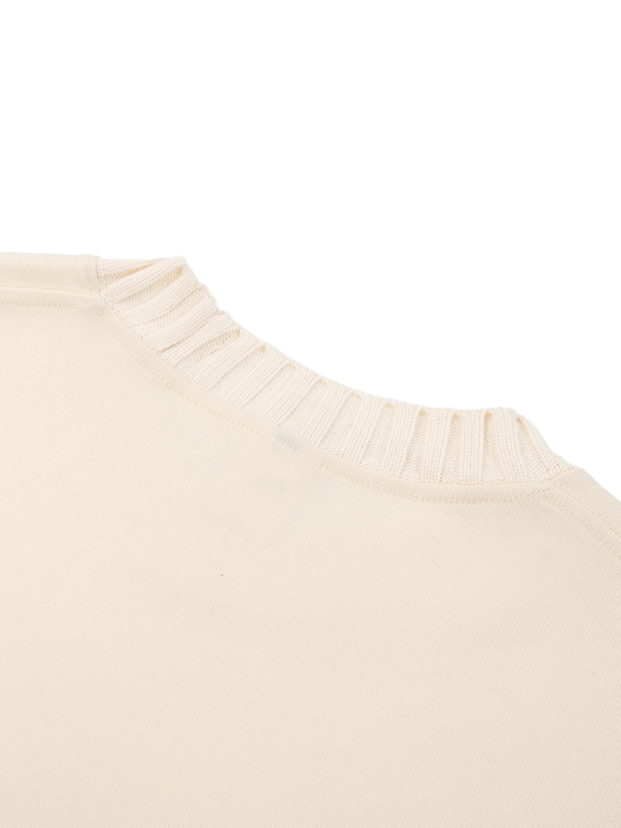 Queen of Champagne Knitted Round Neck Oversize Sweatshirt