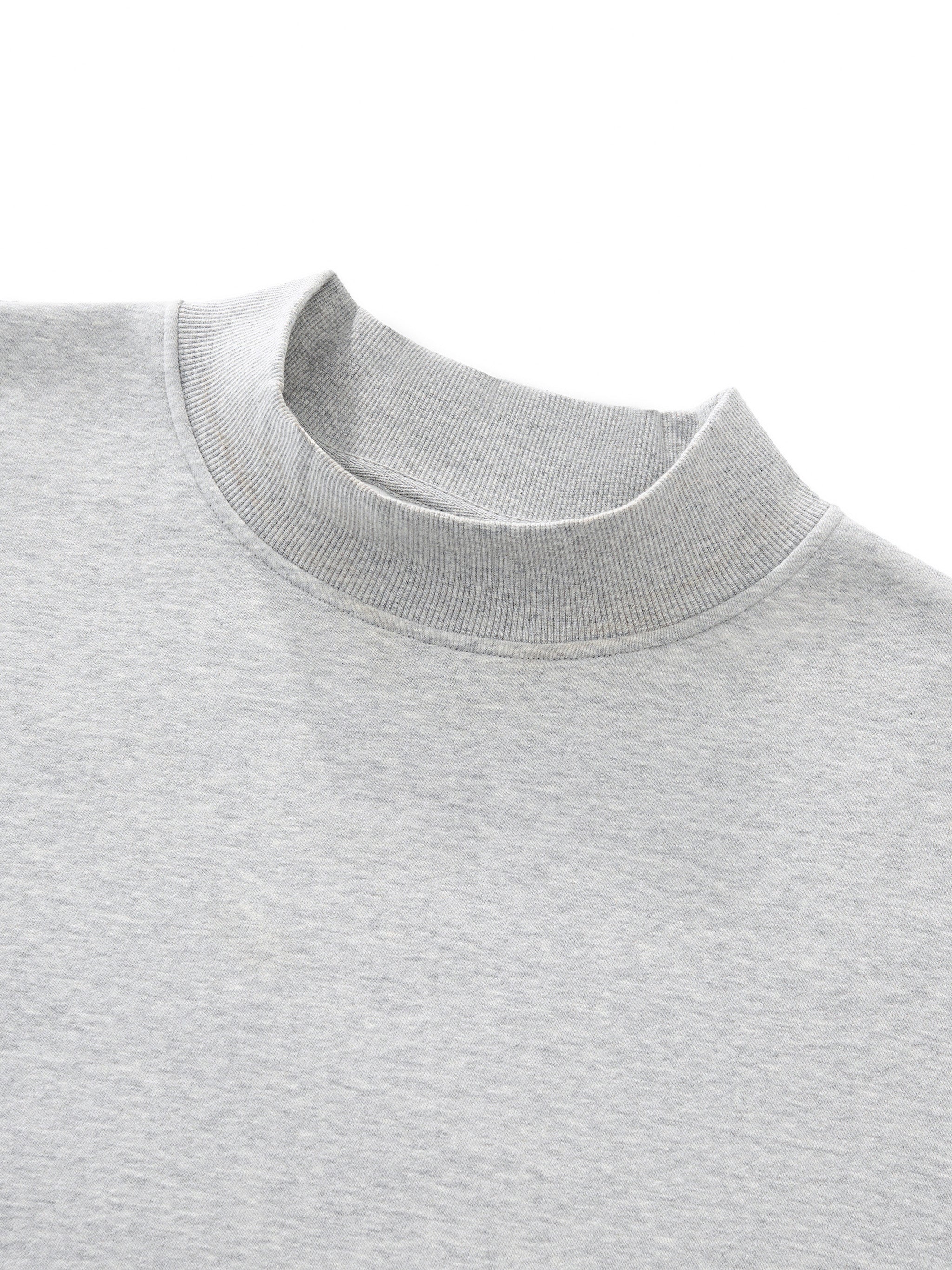 Queen of Champagne Mock-Neck Crew Sweatshirt