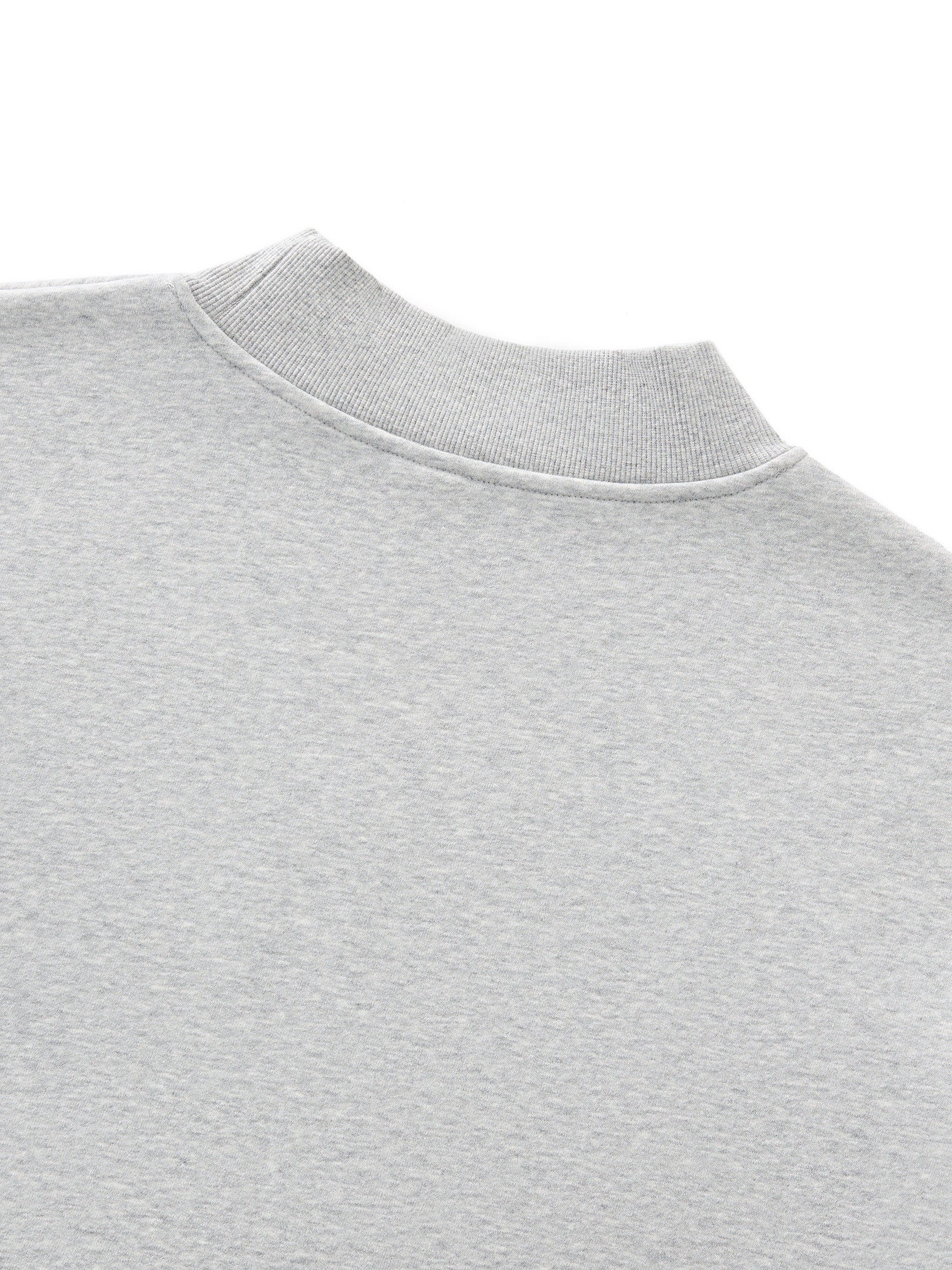 Queen of Champagne Mock-Neck Crew Sweatshirt