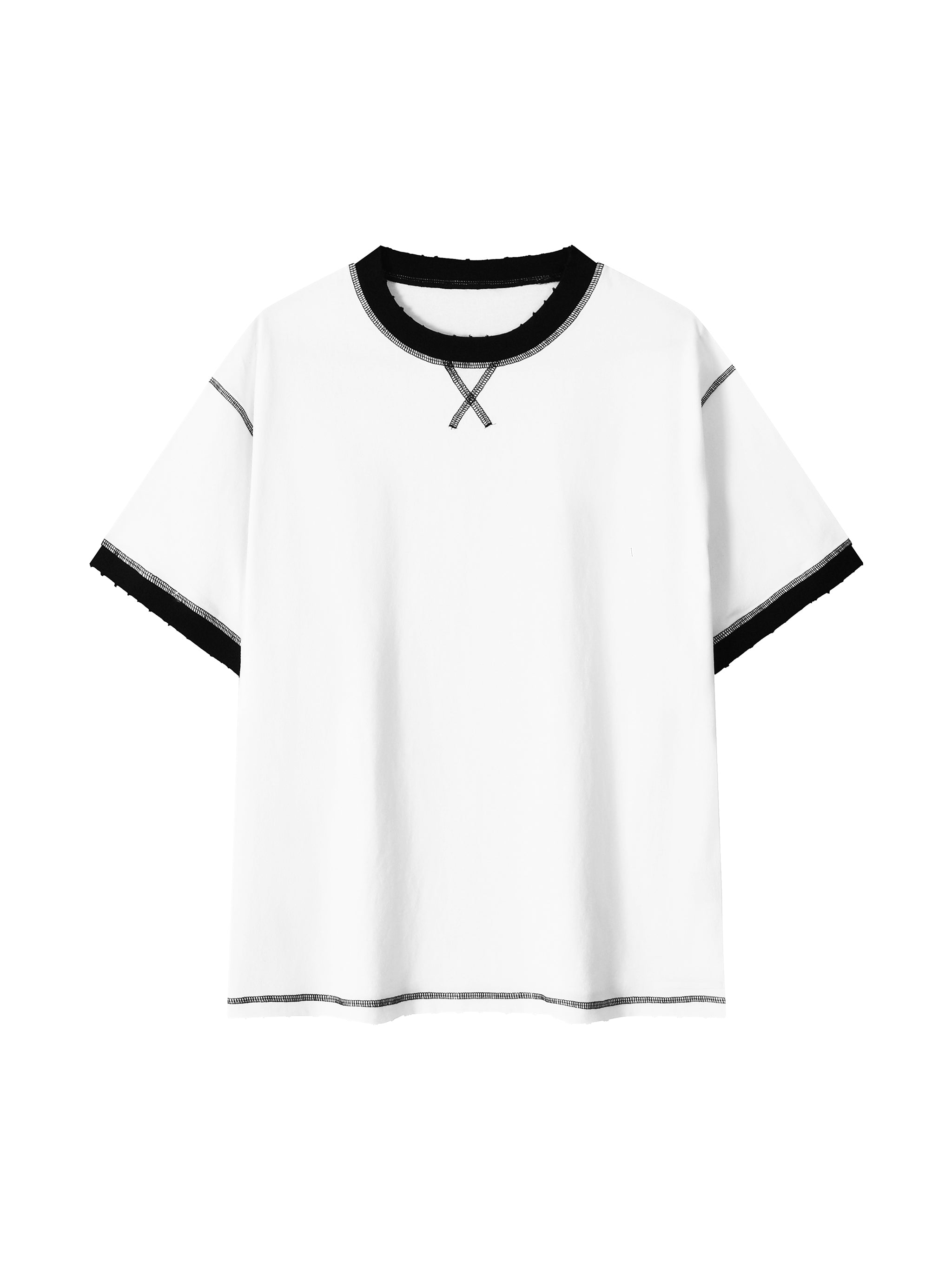Albany NY Contrast-Stitched Cotton T-Shirt