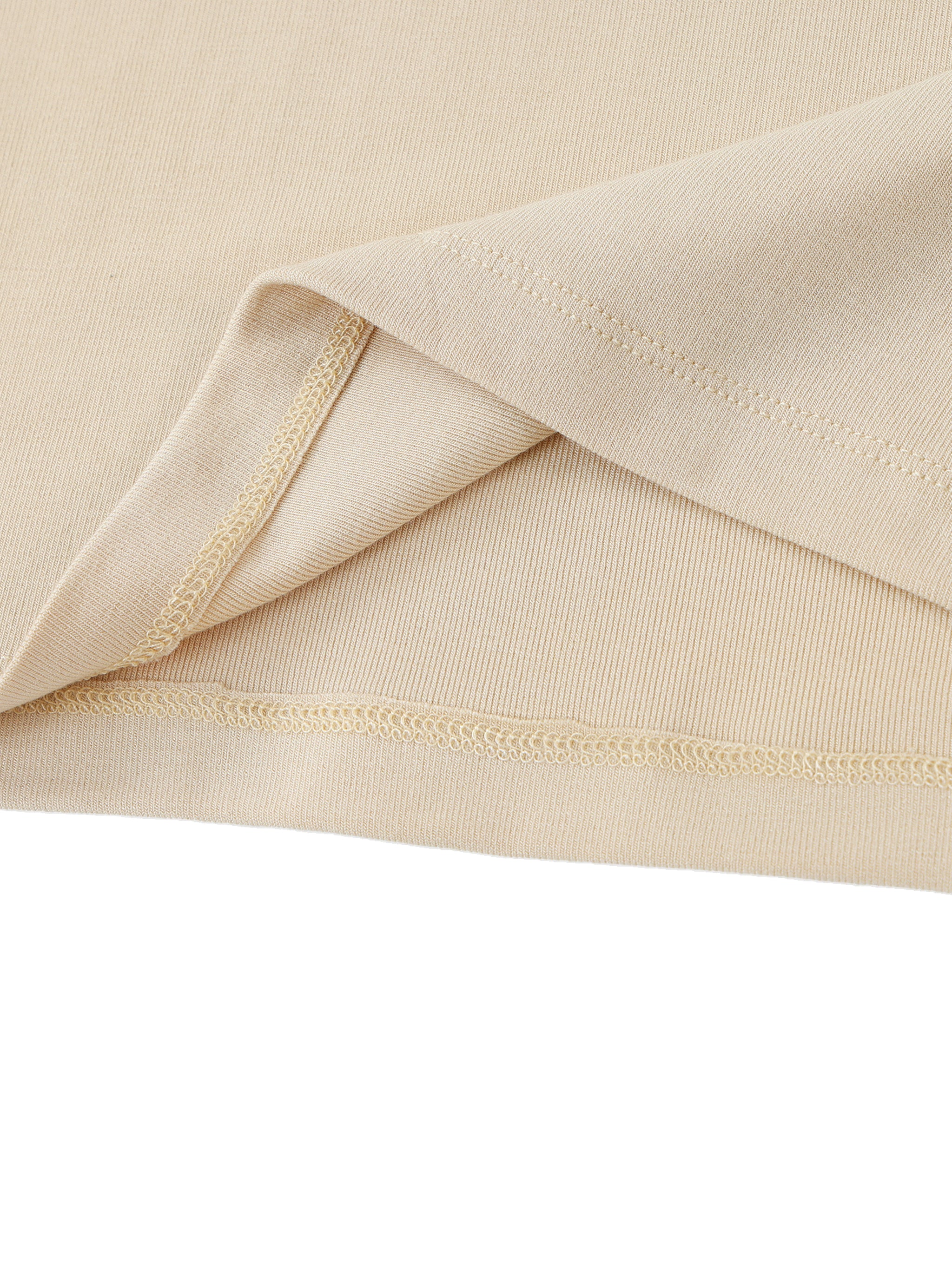 Ani's Mocha Cake Mock Neck Long Sleeve T-Shirt